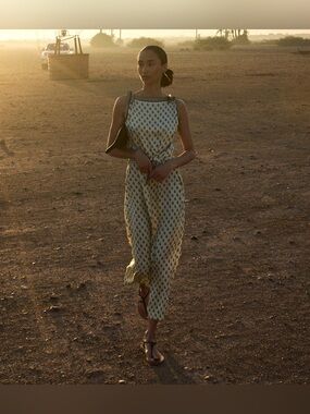 DOEN AMORETTE DRESS IN SUNLIGHT TAORMINA PAISLEY, NEW WITHOUT TAGS, NEVER WORN.